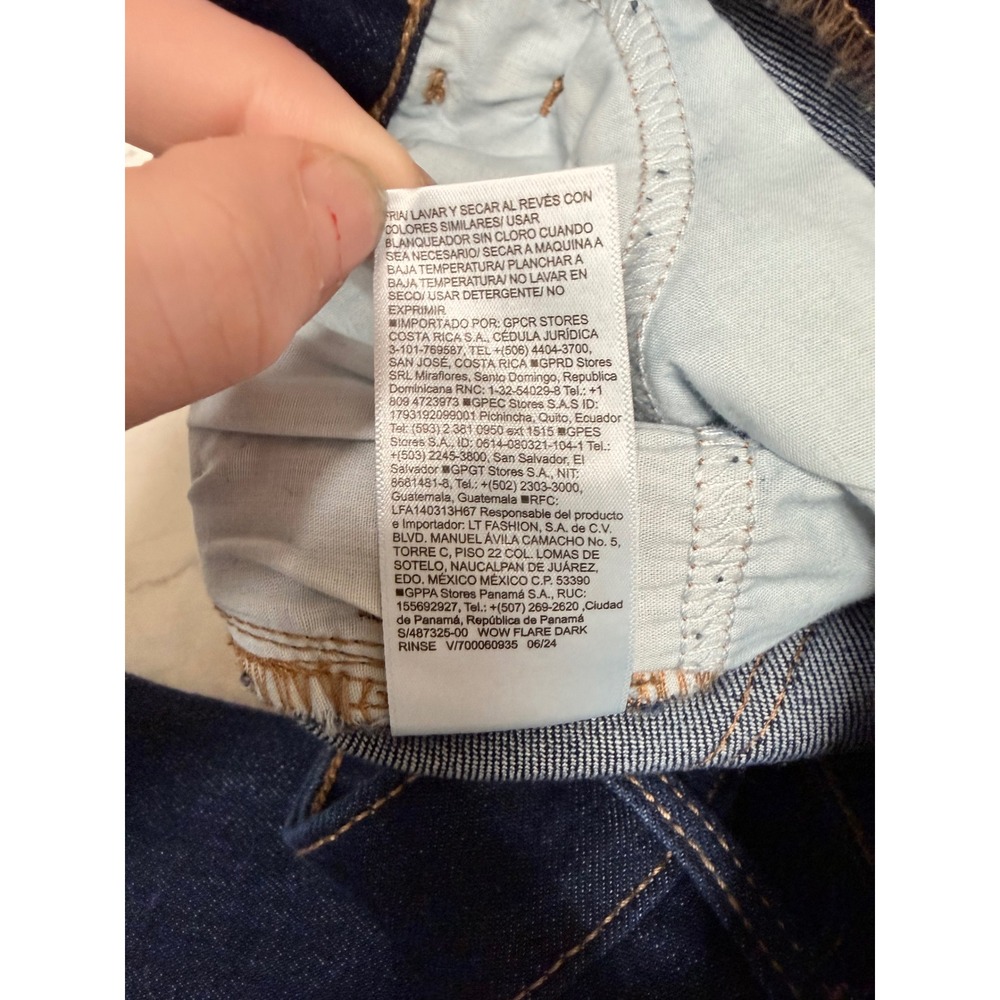 Old Navy‎ Women's Size 6 High Rise Wow Flare Dark Wash Jeans NWT - Picture 6 of 10